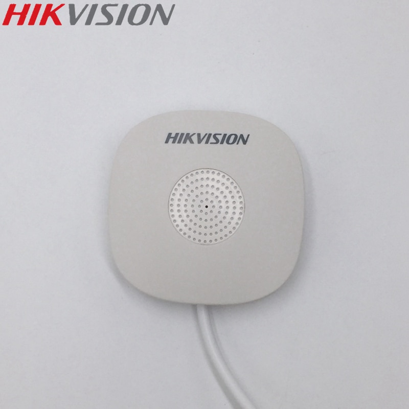 Hikvision cctv mikrofon ds -2 fp 1020- b til cctv ip kamera ds -2 cd 3935 fwd-iws ds -2 cd 2185 fwd-is ds -2 cd 2155 fwd-er lydoptagelse