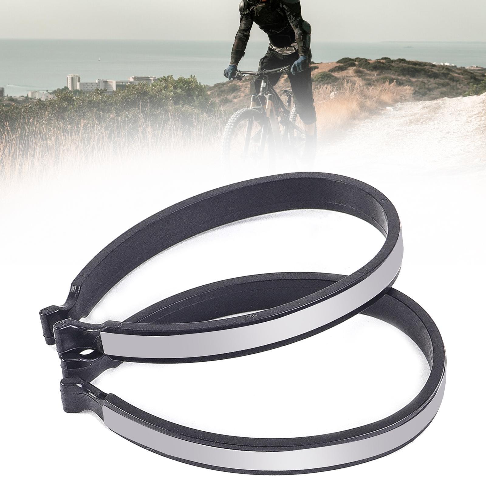 2Pcs Bicycle Pants Clips Trouser Clamps High Visibility Bicycling Accessories Biking Bike Bicycle Pant Leg Cuff Clips
