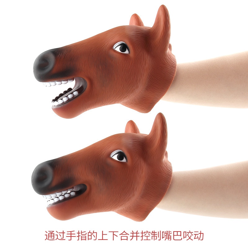 Halloween Jura Tyrannosaurus Raubvogel Dinosaurier Hand Modell Dinosaurier Handschuhe Spielzeug Außenhandel