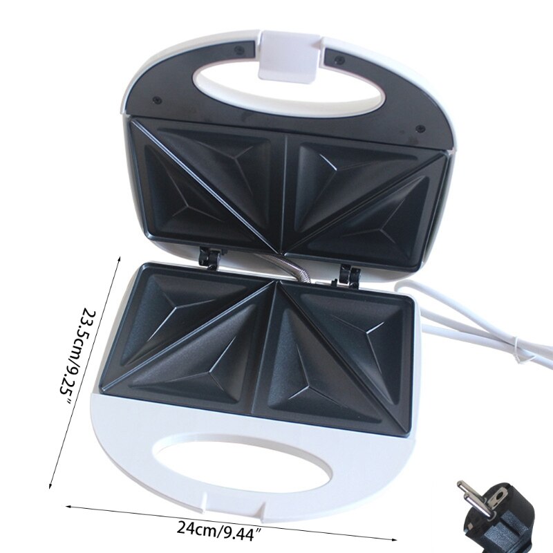 Electric XL Deep Fill Sandwich Toaster Press, Two Portion, Stainless Steel 750W,EU