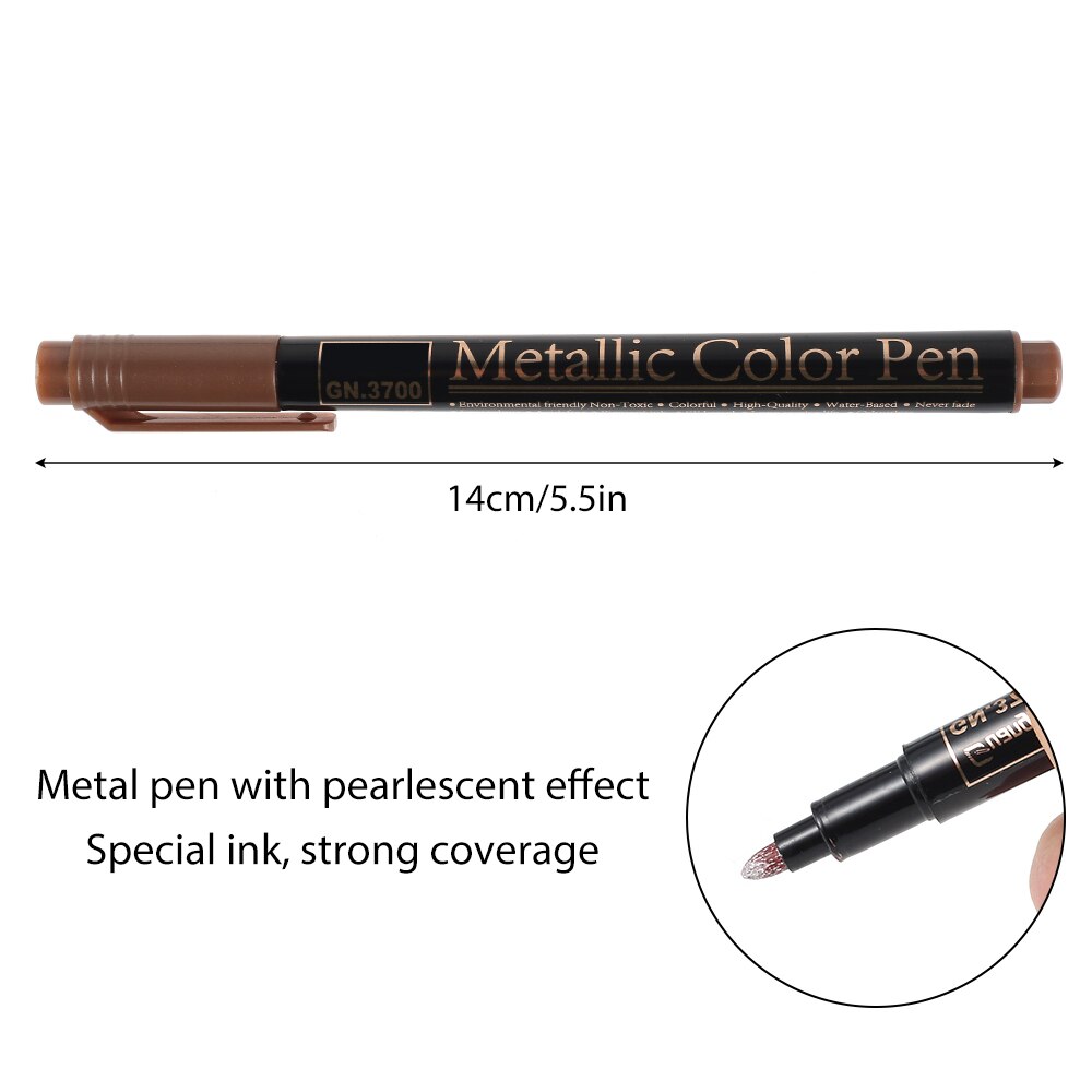 20 Color Permanent Acrylic Paint Pens for DIY Photo Album Art Rock Painting Card Making Metal Ceramics Glass Art Supplies