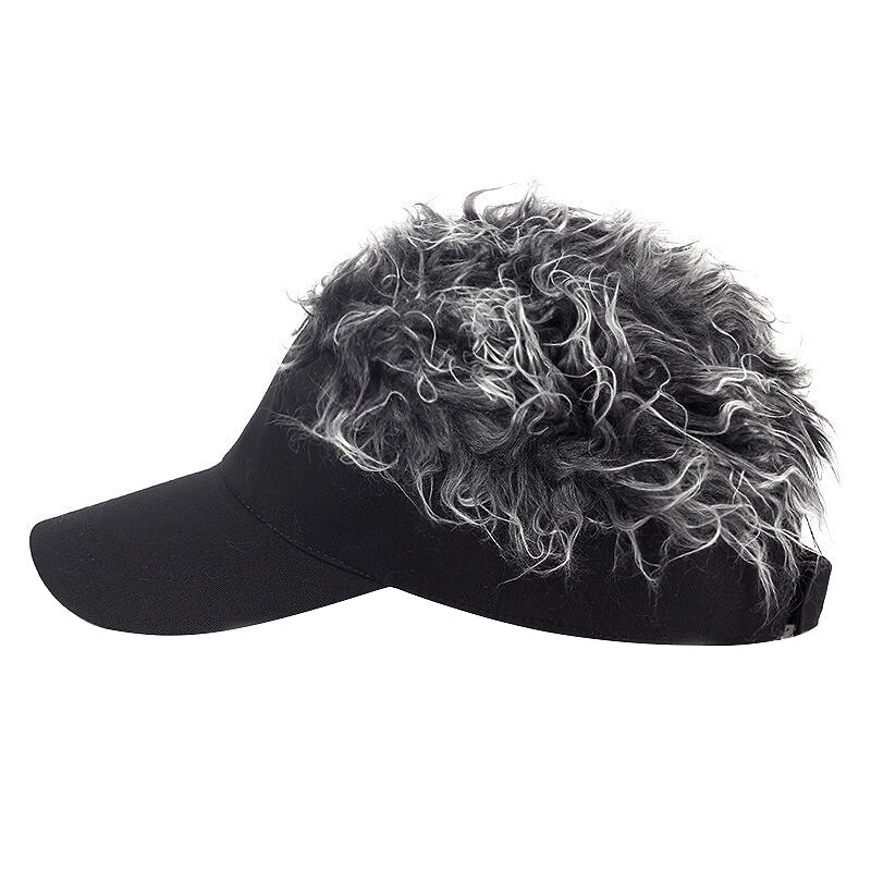 Sombreros de Golf para hombre y mujer de 56-60cm, pelucas y viseras grises de algodón para deportes al aire libre