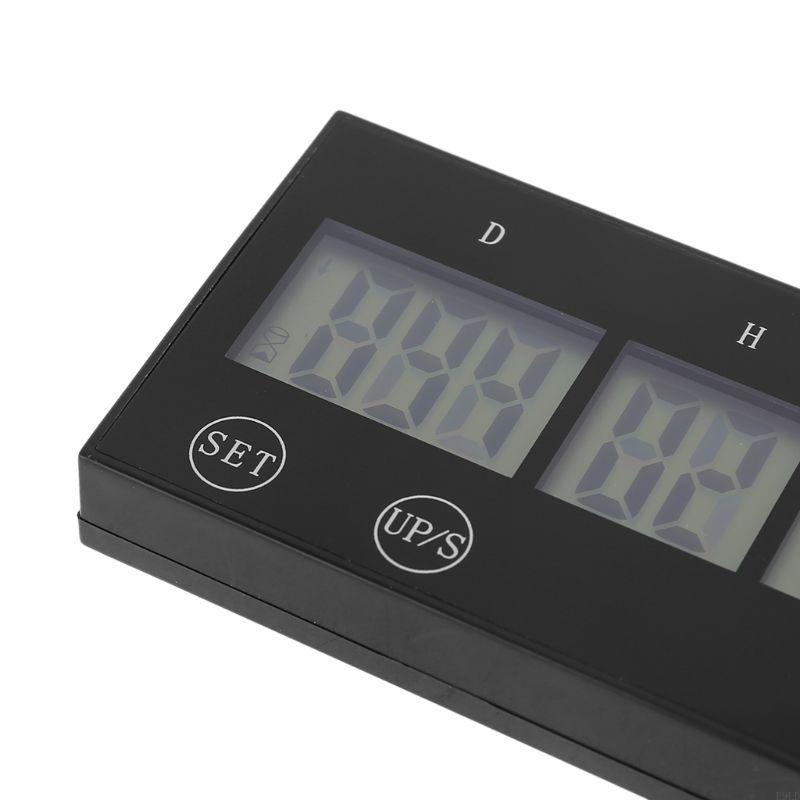 Digital timer nedtælling dage ur til touch til nøgle lcd storskærm begivenhed
