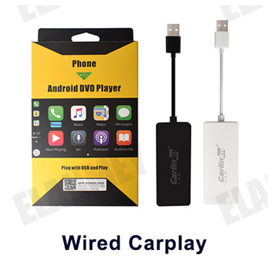 Accessoires Android récepteur DAB OBD2 CARPLAY USB DVR caméra TPMS câble à fibres optiques adaptateur de caméra Fiber vidéo 4G Box: WHITE