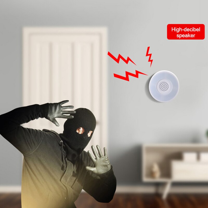 Wireless Siren Wifi/zigbee Alarm Mini Horn Siren For Home Security Burglar Alarm Sound System Alarm Light Flash Strobe Siren