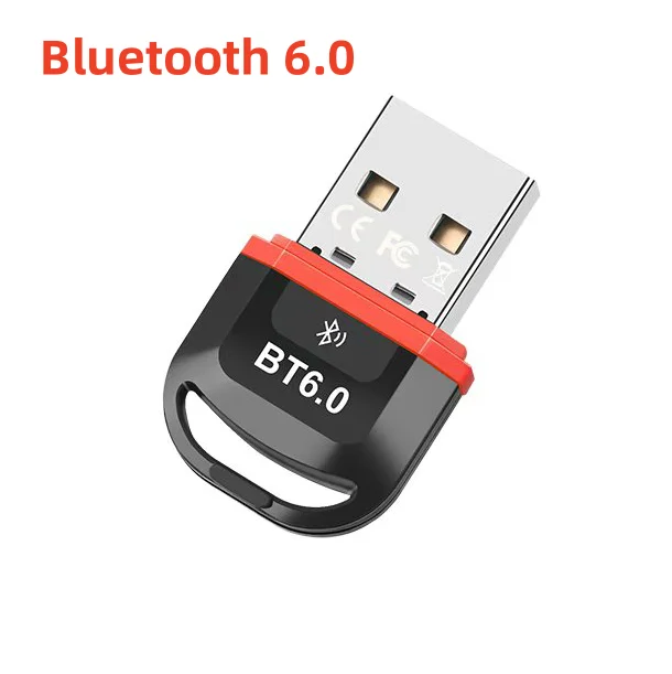 Adattatore bluetooth 6.0 trasmettitore audio wireless ricevitore dongle usb per auto cuffie altoparlante driver gratuito per windows 8.1/10/11: Verde