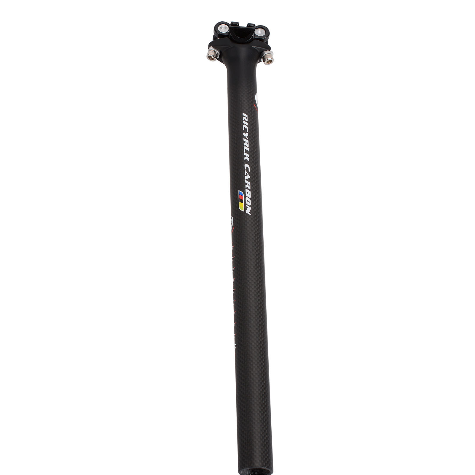 Tija de sillín de carbono , 27,2, 30,8 o 31,6mm, tubo de asiento de fibra de carbono para bicicletas de montaña y carretera, 125g