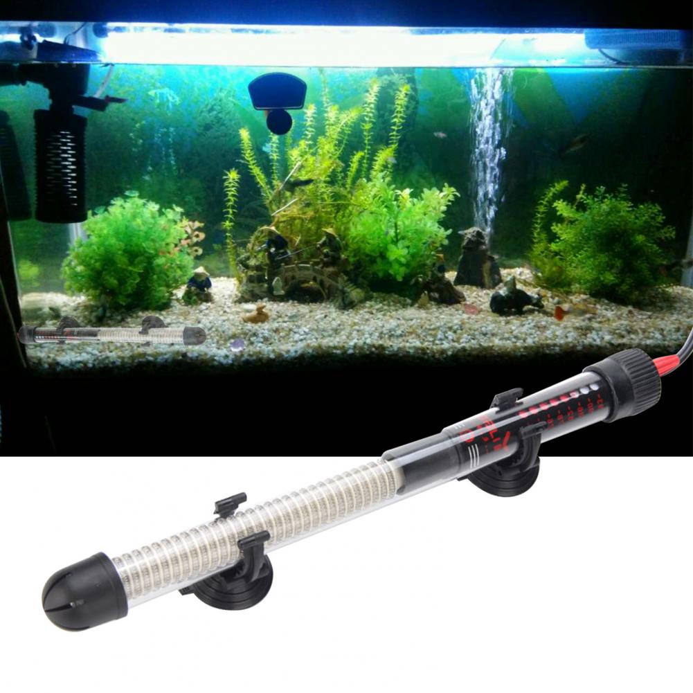 Aquarium Heater Energy-efficient Heating Insulation Heating Rod Safe Fish Tank Heating Rod with Suction Cup