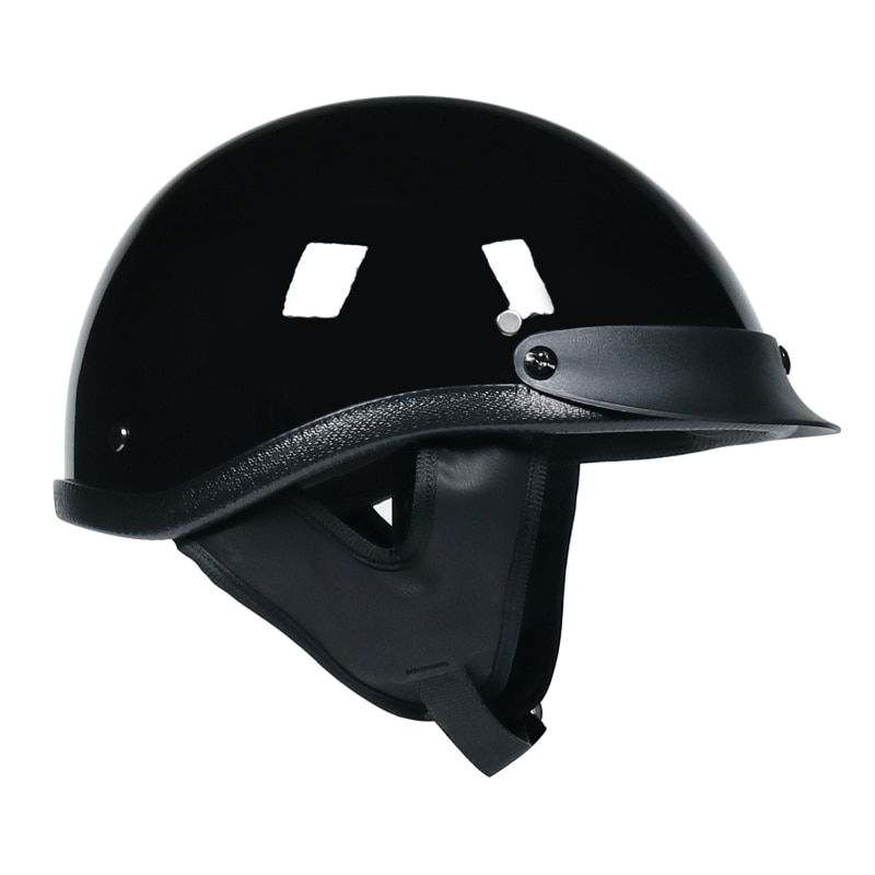 Retro En Vintage Half Open Gezicht Dot Goedgekeurd Motorhelm Voor Man En Vrouw