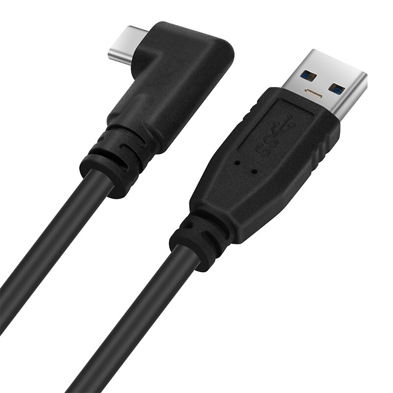 Cable para auriculares de realidad Virtual Oculus Quest 2 y Quest Link, transferencia de datos de alta velocidad, Cable USB C 3,2 Gen1 a PC para juegos: A-C 5M