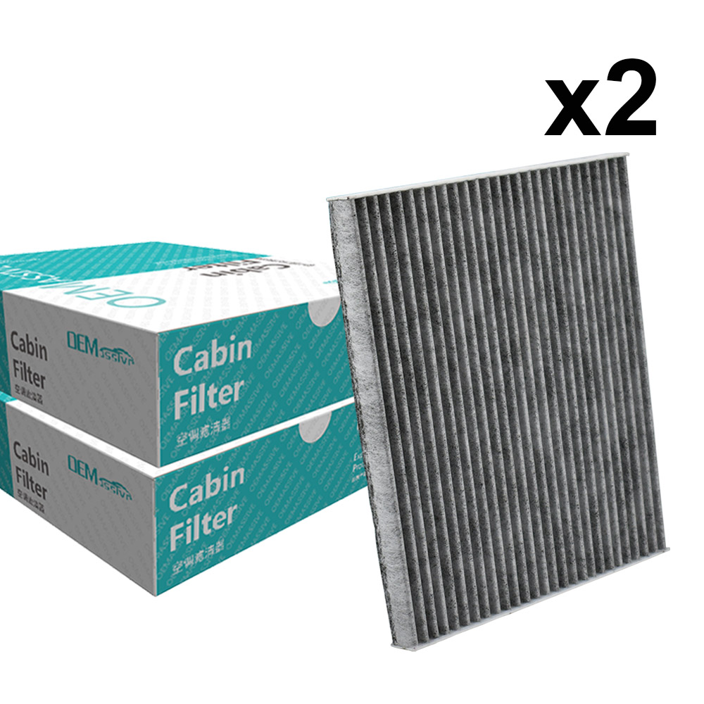 2x Car Accessories Pollen Cabin Air Filter For Hyundai Grand Santa Fe 3 DM Sonata 6 YF Kia K5 Activated Carbon