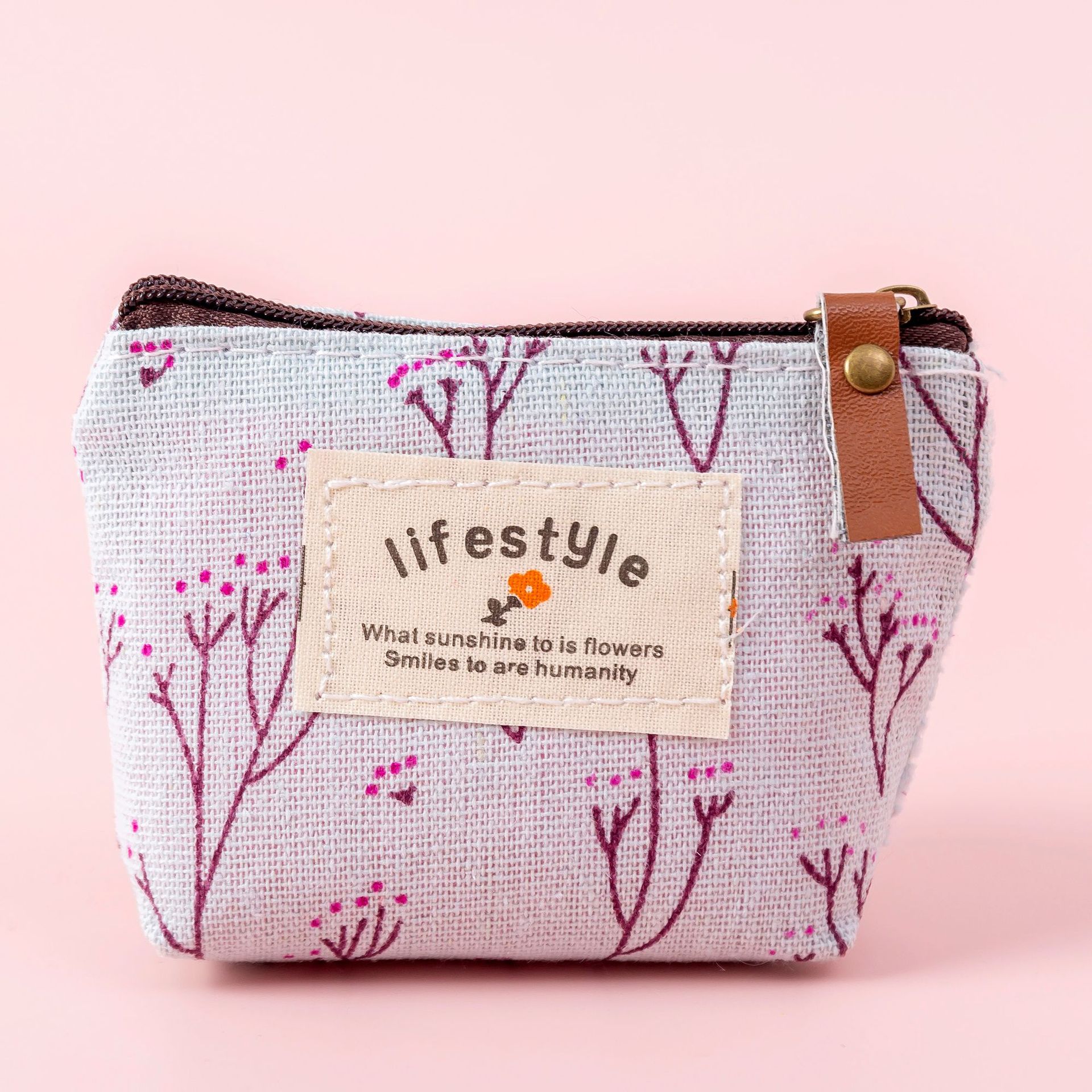 Donne della Tela di Canapa Della Borsa Della Carta di Chiave Mini Borsa Del Sacchetto Della Ragazza Dei Capretti Dei Bambini Carino Piccolo sacchetto della Chiusura Lampo Della Borsa Della Moneta del Supporto di Carta Del Sacchetto Del Raccoglitore cassa Del Sacchetto Del Sacchetto: 11