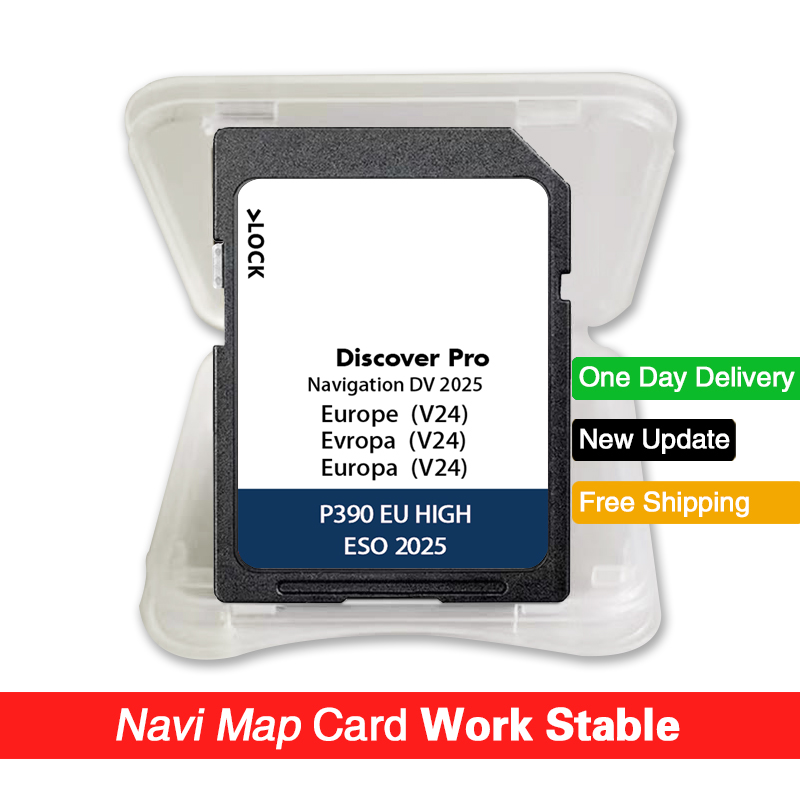 voor VW Skoda Discover Media Pro MIB1 MIB2 Naving DV V24 Kaarten UK 64GB 510919866 CC Europe Sat Nav SD-kaart 2025Pro