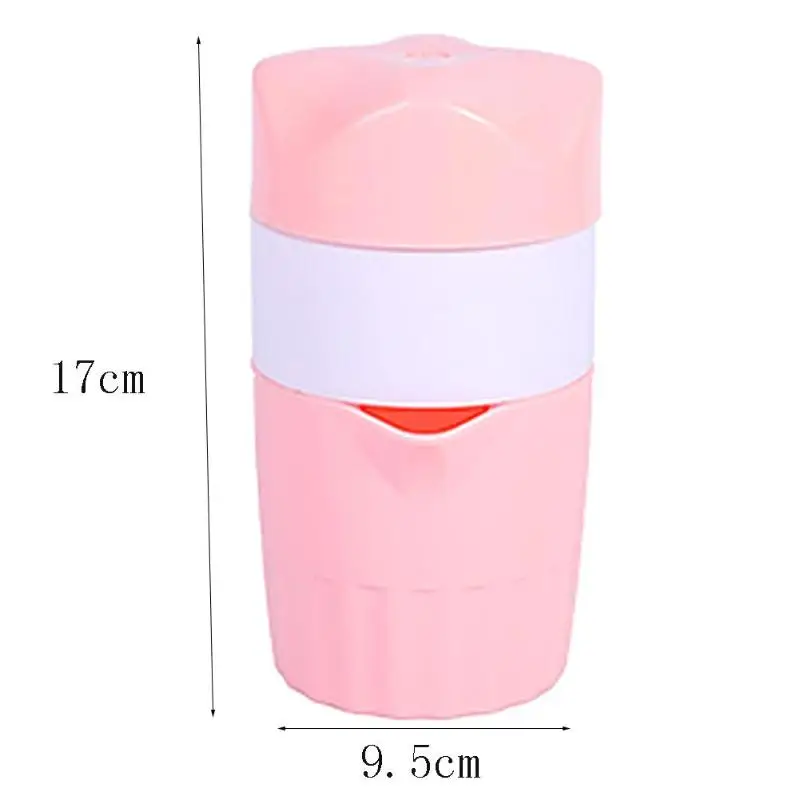 1pc draussen tragbare Entsafter Maschine Orangensaft Tasse tragbare manuelle Zitrus presse für Orange Zitronen frucht Quetscher Art