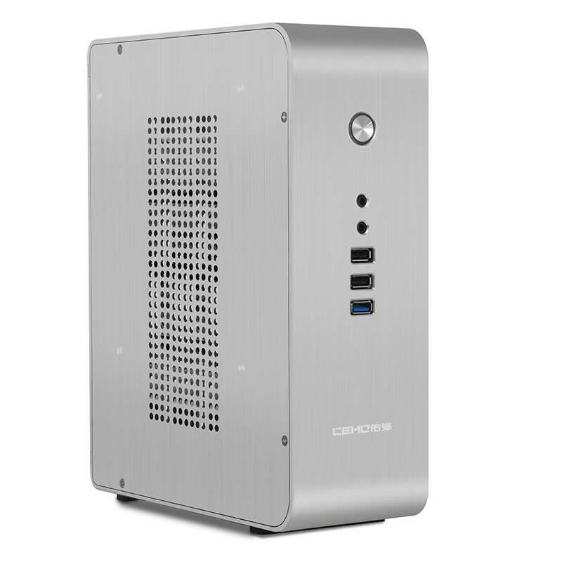 HTPC ITX Mini case USB3.0 3.5'' HDD Support aluminum Chassis, CEMO 9000