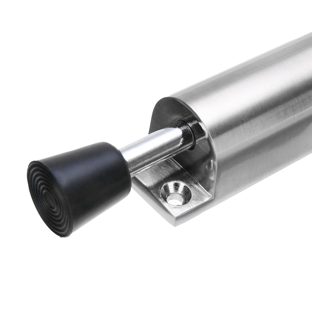 Luxe Rvs Telescopische Deur Stopper Zilver Lente Geladen Stap-Op Deur Houder Deur Stopt Voor Meubels Hardware