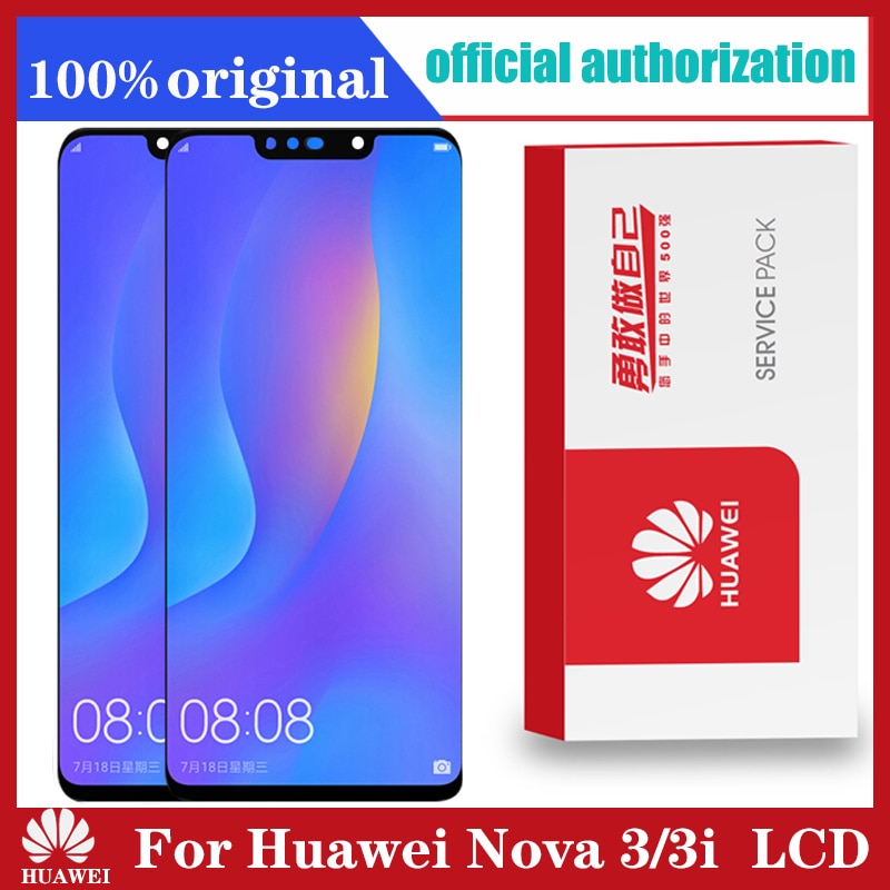 Original 6.3 ''LCD für Huawei Nova 3i LCD Anzeige Touchscreen Digitizer Montage Huawei Nova 3 LCD