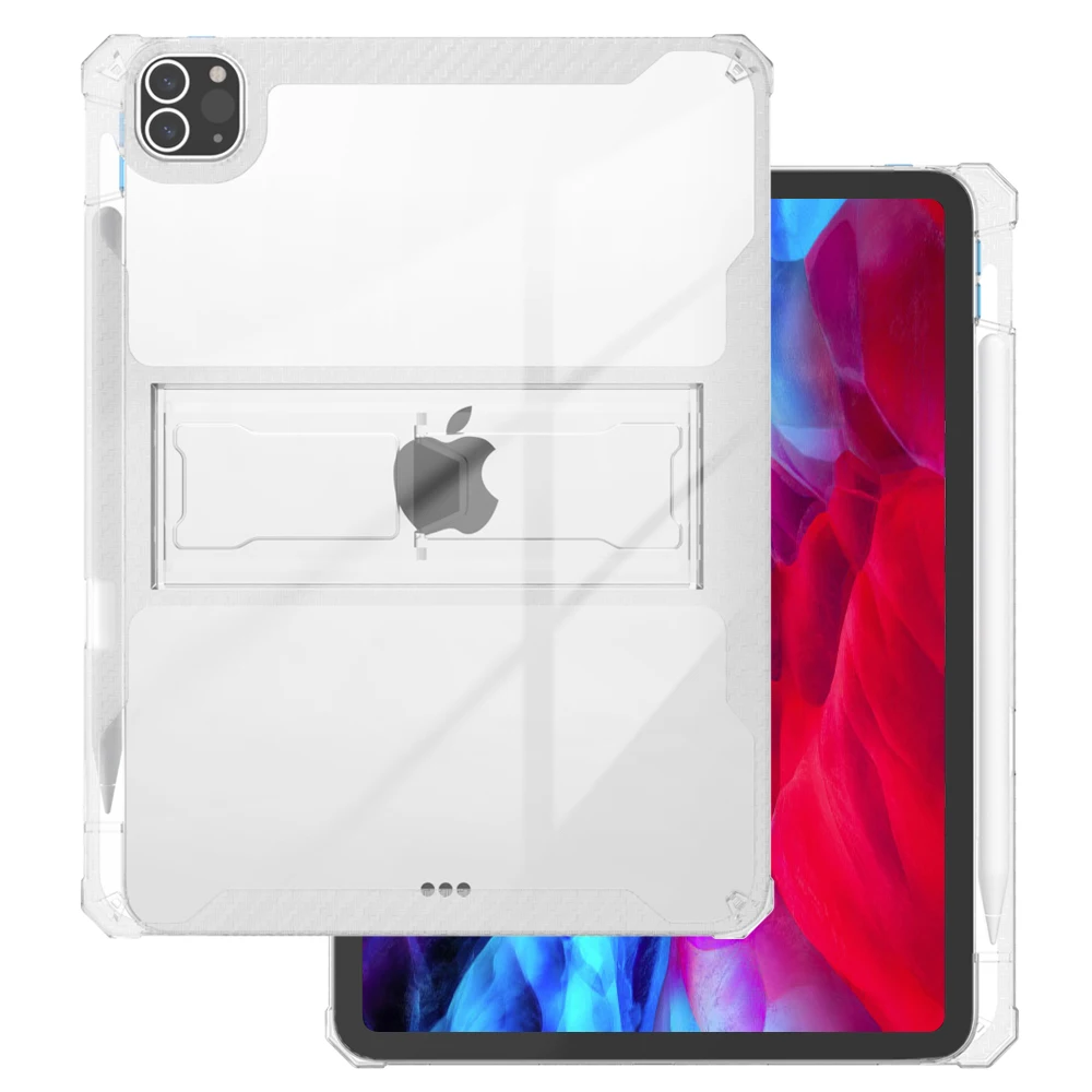 For IPad Case Pro 11 10th Generation 10.9 Air 5 4 10.2 7/9th Mini 6 10.5 9.7 5th 6th 12 9 Transparent Cover Funda: GRAY