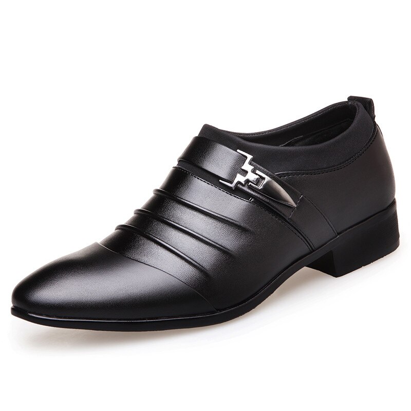 Kleid Schuhe Geschäft Angelegenheiten Oxford Hochzeit Schuhe spitze zehen abdeckung männer der schuhe PU Leder Herren Formale Schuhe 99781: Schwarz / 10,5