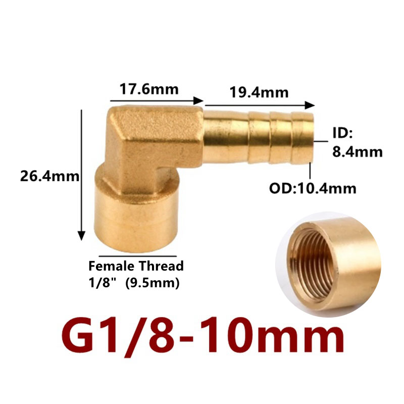 Female Thread Pagoda Connector G1/8 1/4 3/8 1/2 In... – Grandado