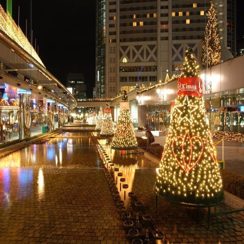 1.5MX1.5M 2x3M 4x6M guirlandes de noël LED chaîne filet de noël lumières fée fête de noël jardin décoration de mariage rideaux lumières