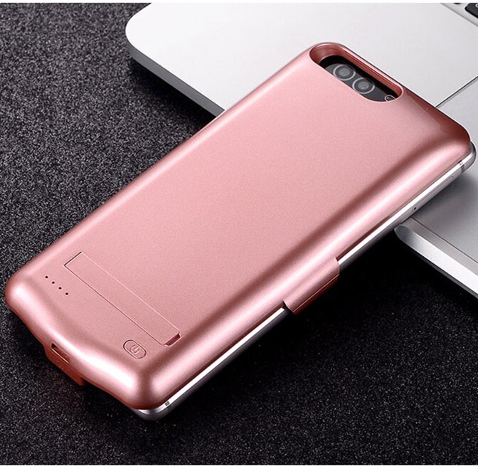 Coque de chargeur de batterie en Silicone souple, 10000 Mah, étui pour Huawei P9 Plus P10 Plus V10 P10 Plus V10: Rose