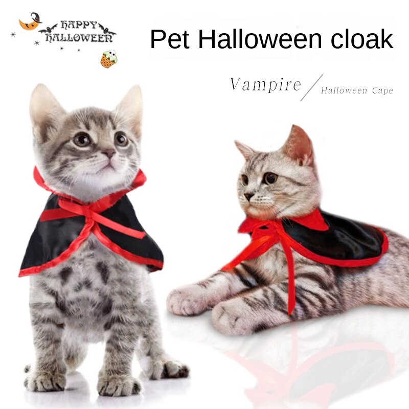 pour animaux de compagnie Halloween vêtements Cape décorations chien chat mignon petite Cape fournitures Halloween et nouvel an