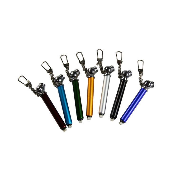 Mini Portable Colourful Pencil Tyre Air Pressure Gauge with Key Chain 10-50 lbs Tire Pressure Measurement Tools