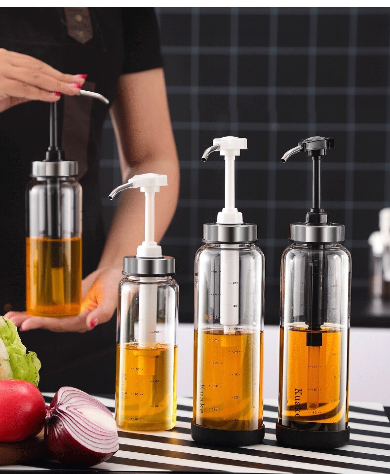 Glas honning dispenser flaske, ketchup salatdressing honning opbevaring klemkrukke