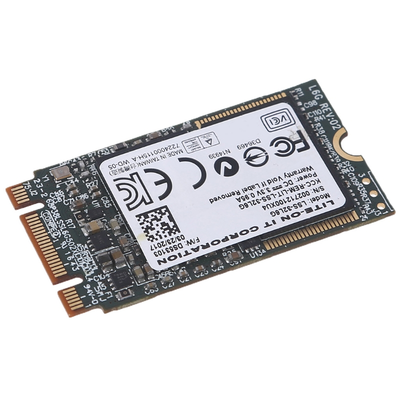 LSS L6G SSD 32G Compact Desktop Solid State Drive HDD/SSD Internal Hard Drive M.2 Interface 4x Write Speed for Laptop