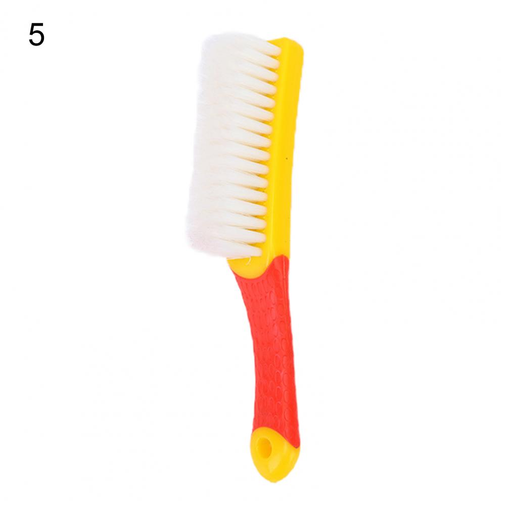 Bristle Brush Deep Cleaning Good Toughness Polishing Comfort Grip Stiff Bristle Scrub Cleaning Brush for Collection: 5