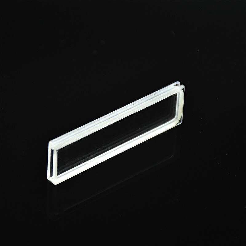 Glass Cuvette (Liquid Sample Cell) 0.4ml Light Path 1mm Absorption Cells For Spectrophotometer Frit Sintering Technology 2 / PK