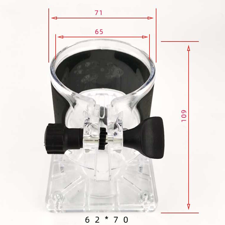 Circle Cutting Jig For Makita Electric Hand Trimmer Wood Router Milling Circle Slotting Trimming Machine Woodworking Tools: Set F