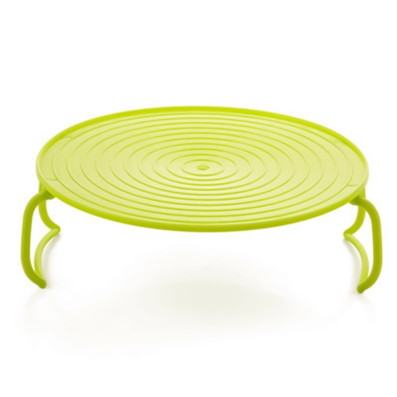 Support chauffant pratique pour four à micro-ondes, empileur plateaux chauffants, directe: green
