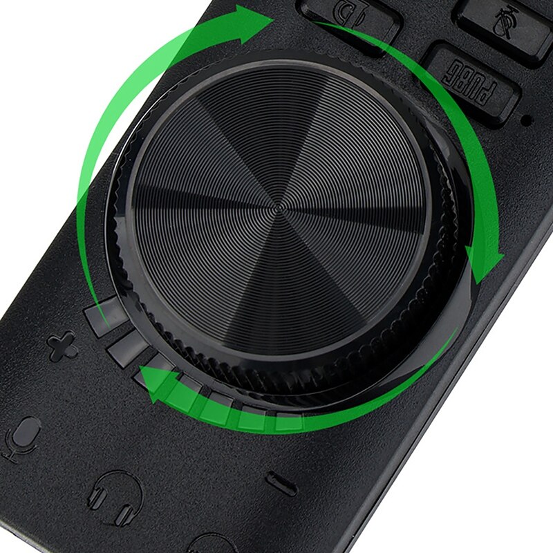 USB Sound Card Adapter 7.1 Channel 3.5Mm Audio Interface USB2.0 Microphone Headset Universal Computer Game Sound Card