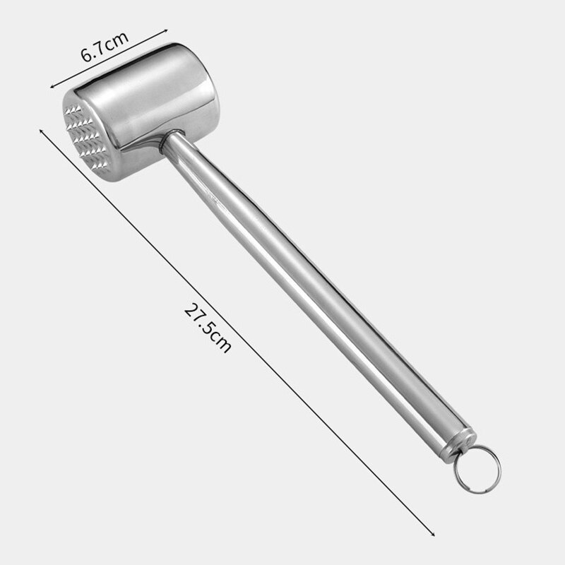 2 Stainless Steel Steak Loose Meat Hammers, 304 Stainless Steel Household Tender Meat Hammers, Kitchen Meat Hammers