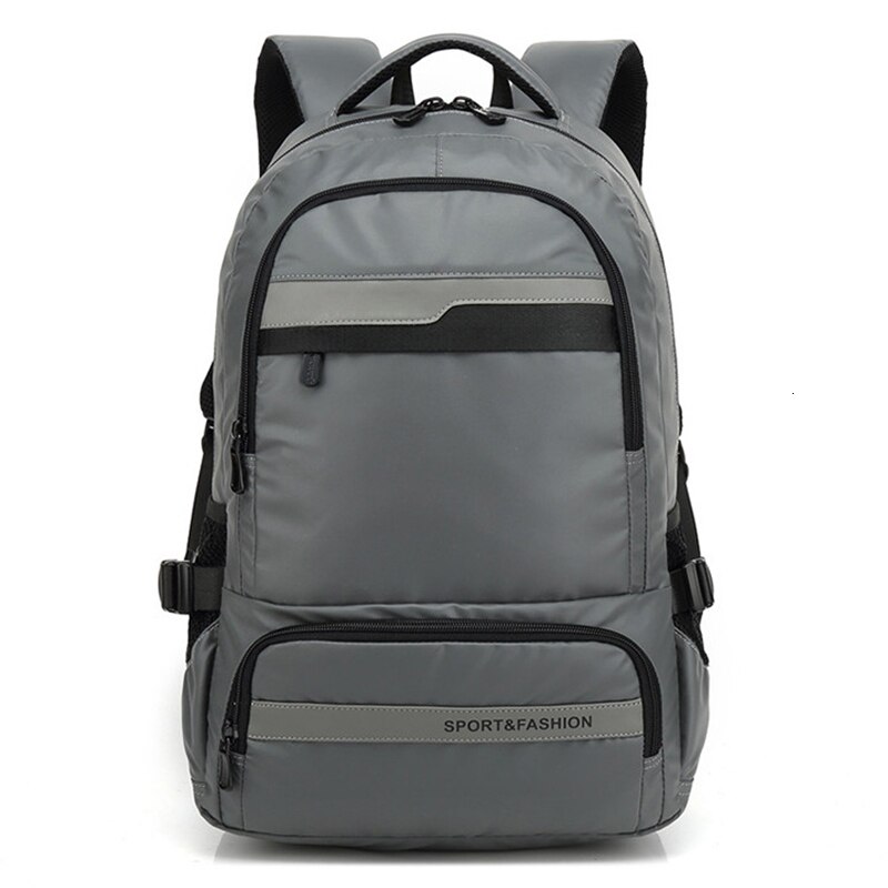 Männer Rucksack Für Schule Taschen Student Campus Rucksack Schulter Tasche Mittleren Schule Tasche Laptop Rucksack Mochila Notebook Schulranzen: Gray