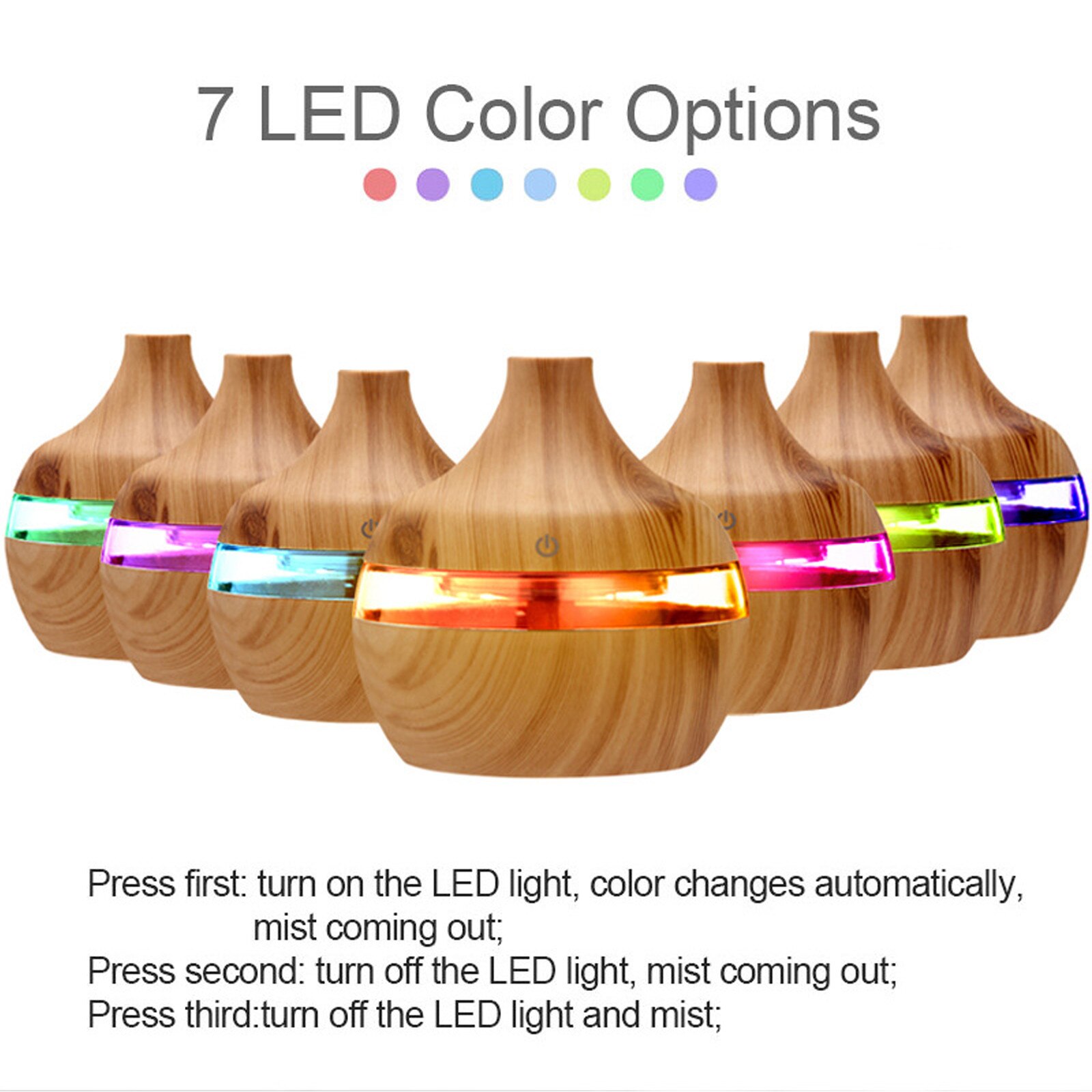 Air Aroma Essentiële Olie Diffuser Led Aroma Aromatherapie Luchtbevochtiger Diffusore Oli Essenziali Aromaterapia