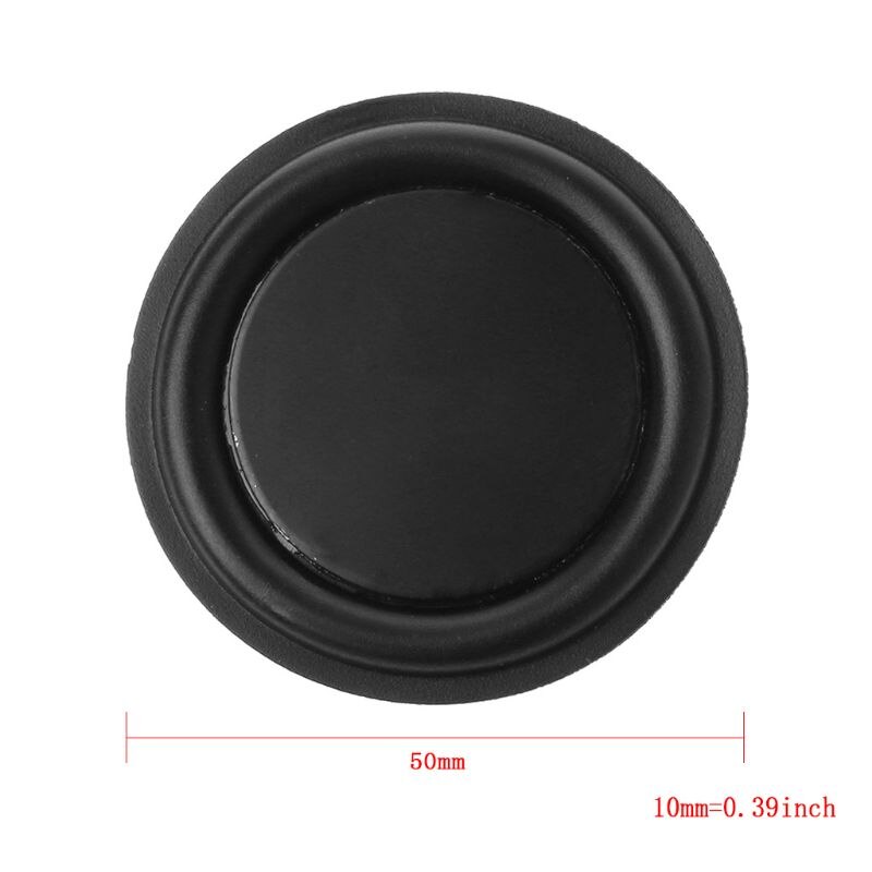 50mm radiateur passif caisson de basses haut-parleur Membrane de Vibration basse en caoutchouc