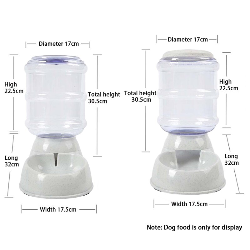 Distributeur automatique d'eau pour chien et chat, grande capacité