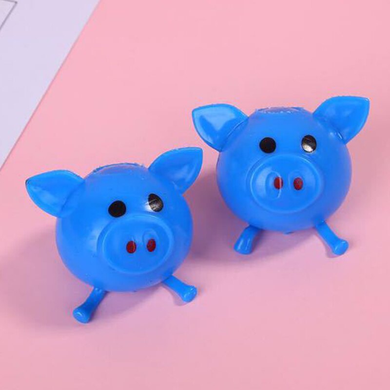 Solid Color Pig Anti Stress Water Ball Decompression Toy Flexible Soft Cute