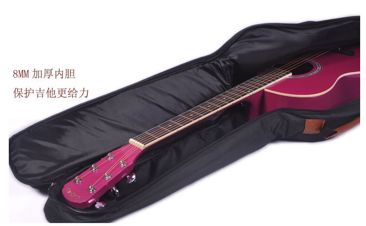 41 Inch Akoestische Gitaar Folk Tas Waterdichte Reizen Gitaar Case 40 Inch Gitaar Tas Cover 5 Mm Katoen gewatteerde