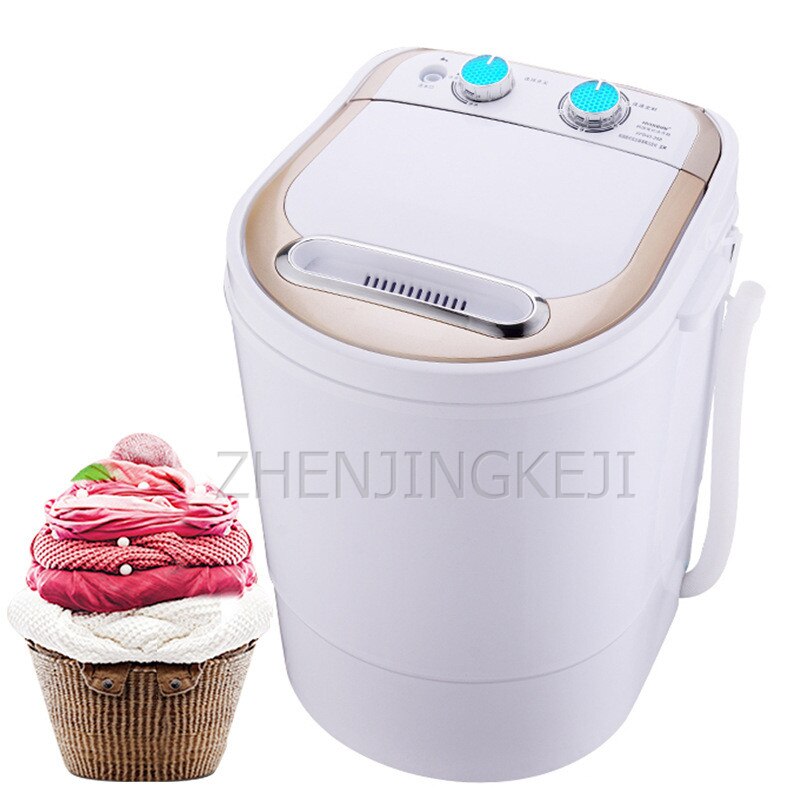Small Mini Washing Mchine Single Bucket Semi-automatic Portable Underwear Shirt With Dehydration Washer Household Appliances