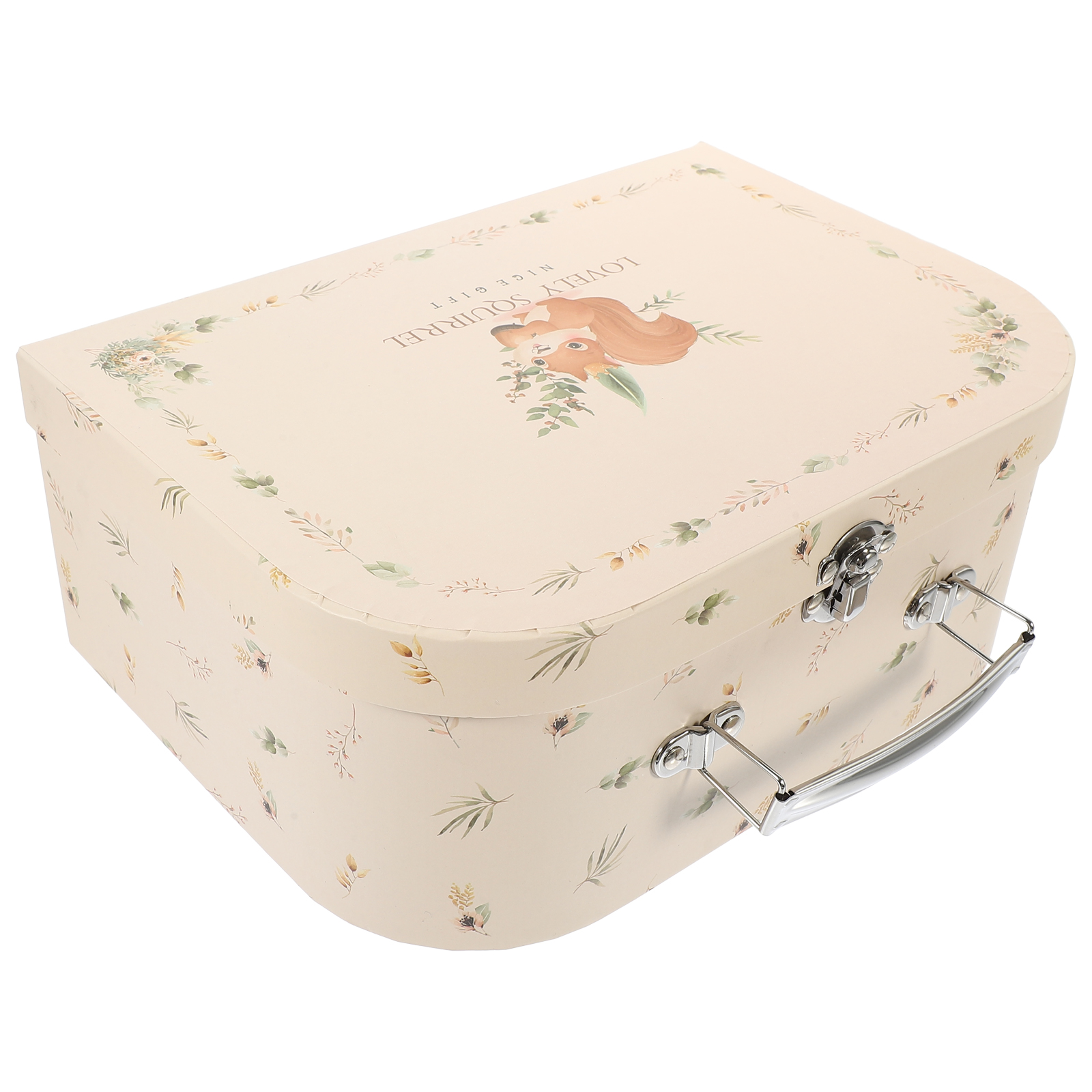 Maleta de papel portátil, Maleta decorativa, de joyería, caja de de boda
