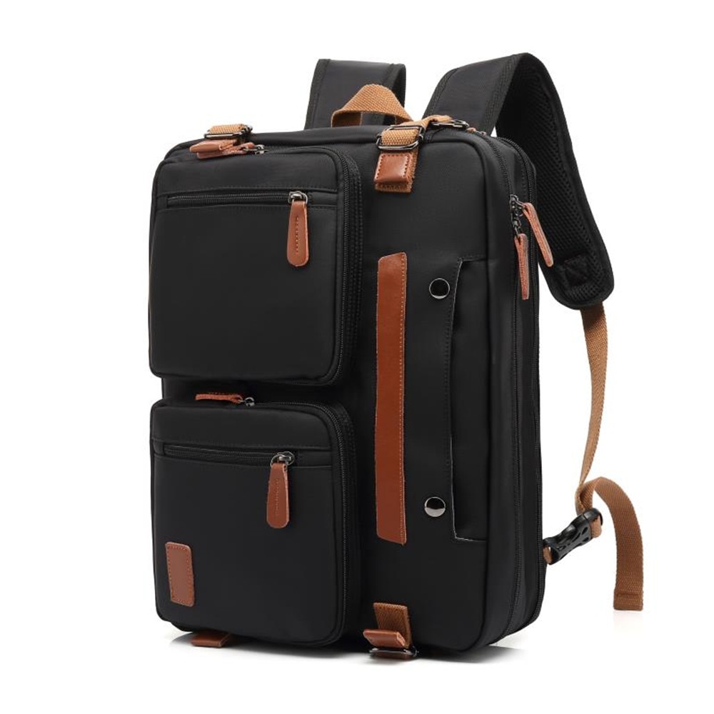 Backpack 17.3Inch Hand Laptop Backpack Outdoor Travel Business Backpack Backpack Nylon Diagonal Waterproof Backpack