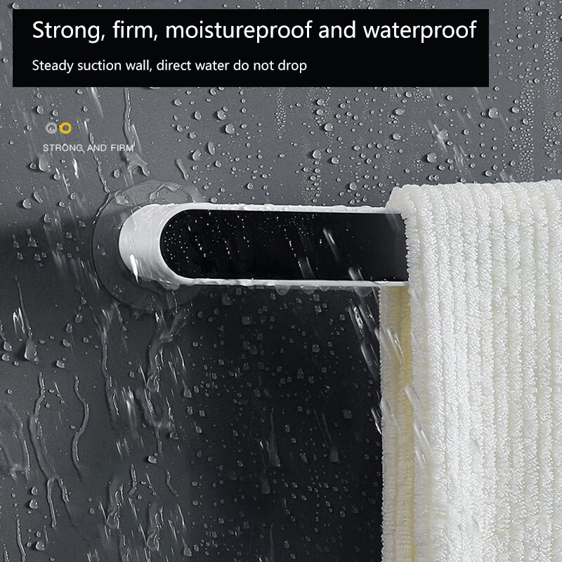 Håndkleholder veggmontert håndklehenger stansefri baderomshåndklestativ håndkleholder for baderom kjøkkenstativhenger