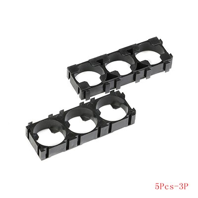 Soporte para baterías cilíndricas, caja de almacenamiento antivibración, 1/2/3/15/20P, 18650, 5 unidades: 5Pcs-3P