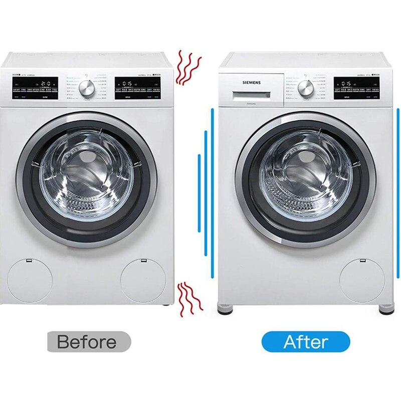 4 Teile/satz Waschmaschine Unterstützung Anti-Unterhose Anti Vibration Trockner ErhöHenne Höer Füße Pads Schock Lärm abbrechen Maschine Unterstützung