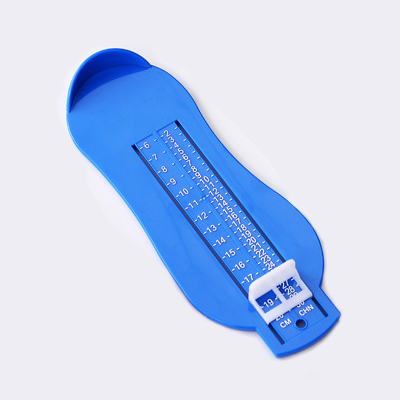 1PC 23.5*9cm Baby Kid Foot Measure Gauge Measuring Ruler Tool Infant Baby Child Shoe Toddler Shoes Fittings Gauge Ruler Tool: Blue