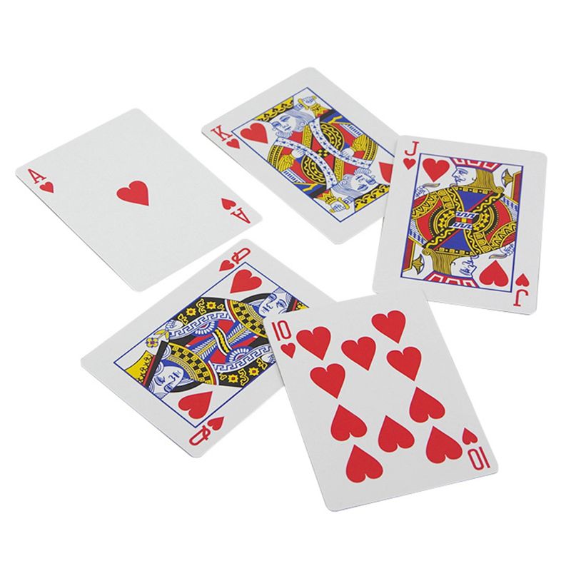 5pcs Metal Playing Card, Flying Card, Dart Magic Toy Tricks Props